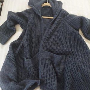 Dark Gray Coat Sweater